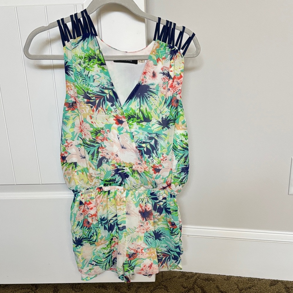Wells Grace Floral Mini Dress - Multicolor